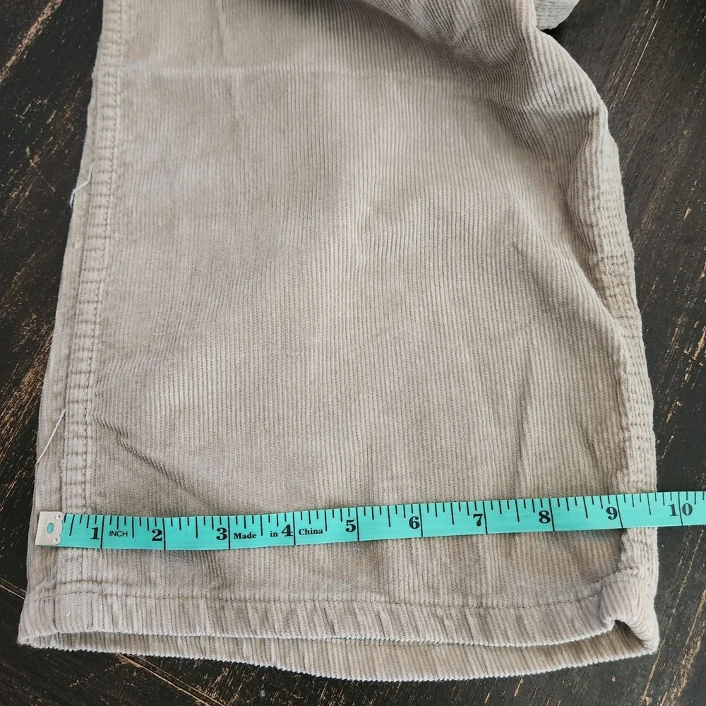 Vintage Y2K Corduroy Cargo Pants Men 36x32  Baggy Loose Relaxed Skate Surf Beige